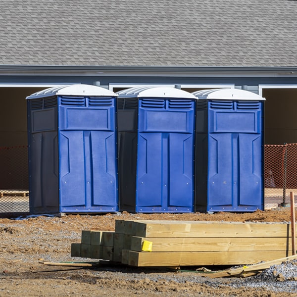 are there any restrictions on where i can place the porta potties during my rental period in Anoka NE